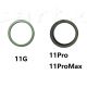 Rear Camera Frame Metal Ring for iPhone 11 / Pro  / Max