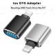 OTG Adapter Lighting Type-C Male to USB Disk Converter Data Cable for iPhone 13 12 11 Pro XS Max XR X 8 7 Plus iPad Adapter