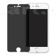 Non-Full Coverage Privacy Tempered GLass 2.5D Arc Edge 0.2mm For iPhone 5-11ProMax (Deep Black)
