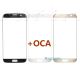 Front Outer Screen Glass Lens with pre-installed OCA for Samsung Galaxy S7 Edge 