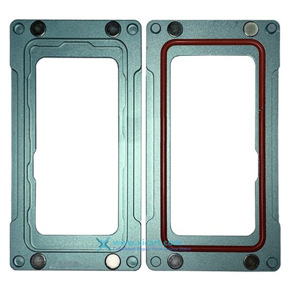 Magnetic Adsorption Frame Bezel Installation Mold Holder for iPhone X /Xs /11/12/13/14 mini / Pro / Max – Aluminium #XHZC