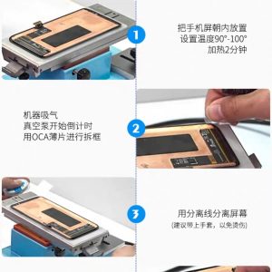 Rotatable Platform Glue Remove Holder Plate & LCD Separator Heater Machine #SUNSHINE S-918F