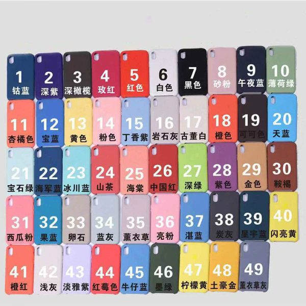 Silicone Phone Case Cover For Apple iPhone 11 12 13 Pro Max X Xs Max XR 8 7 6 6S Plus