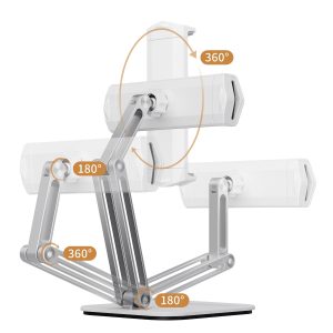 OM-47 360 Adjustable Desktop Folding Tablet Stand - Image 4