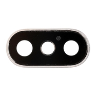 Rear Camera Cover Holder with Glass Lens for iPhone for iPhone X