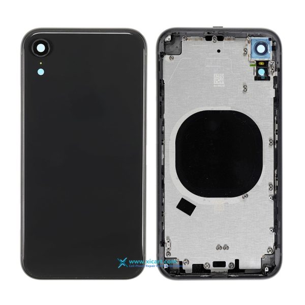 Back Cover Rear Housing with Glass & Side Buttons for iPhone XR
