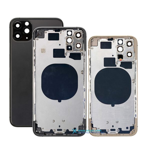 19769-replacement-for-iphone-11-pro-and--max-rear-housing-with-frame-space-gray-1 Back Cover Rear Housing with Glass & Side Buttons for iPhone 11 Pro / Max