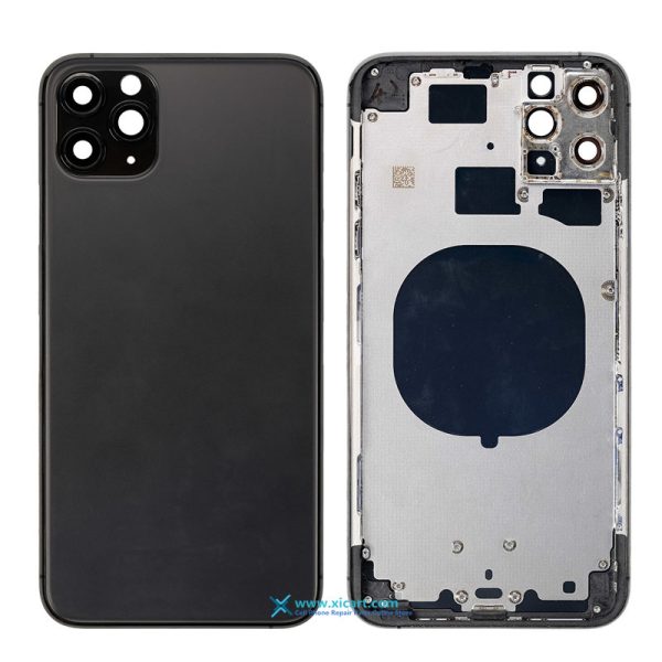 Back Cover Rear Housing with Glass & Side Buttons for iPhone 11 Pro / Max