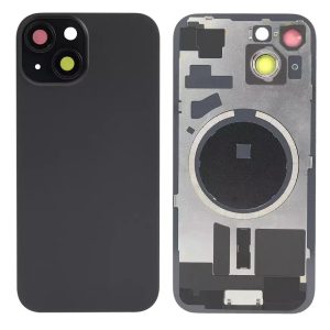 Back Cover Glass With Back Panel Frame and Camera Cover and Magnet for iPhone 15 / 15Plus - Image 6