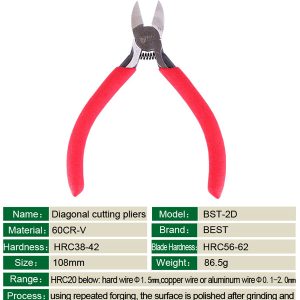 Diagonal cutting pliers /BEST BST-2D - Image 4