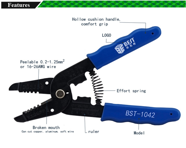 Stripping wire pliers /BEST BST-1042
