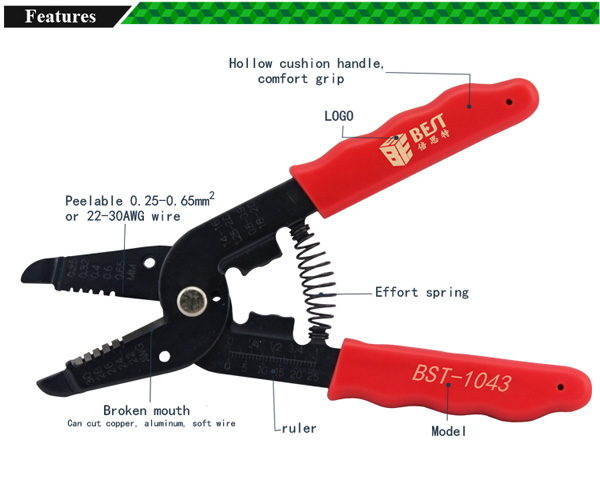 Stripping wire pliers /BEST BST-1043
