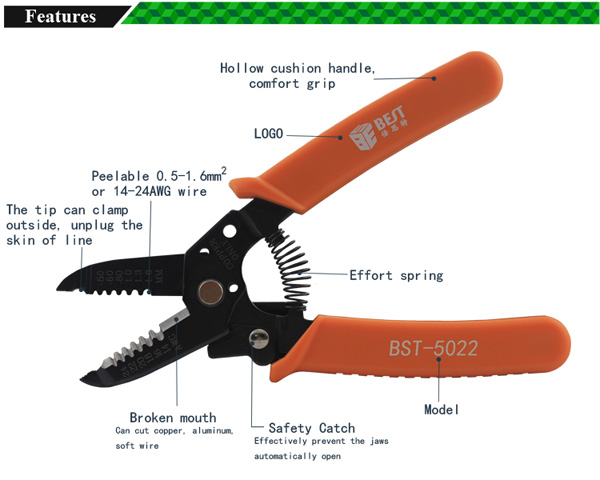 Stripping wire pliers /BEST BST-5022