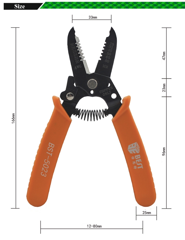Stripping wire pliers /BEST BST-5023