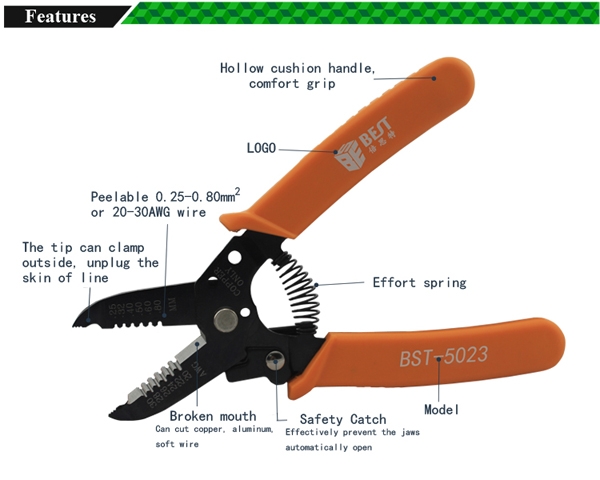 Stripping wire pliers /BEST BST-5023