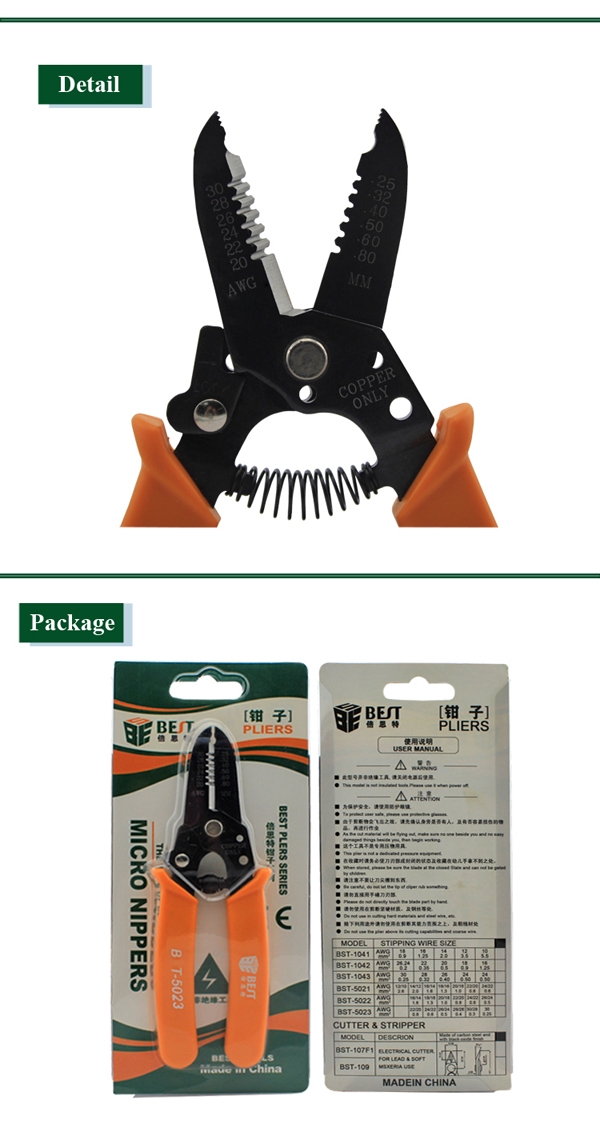 Stripping wire pliers /BEST BST-5023
