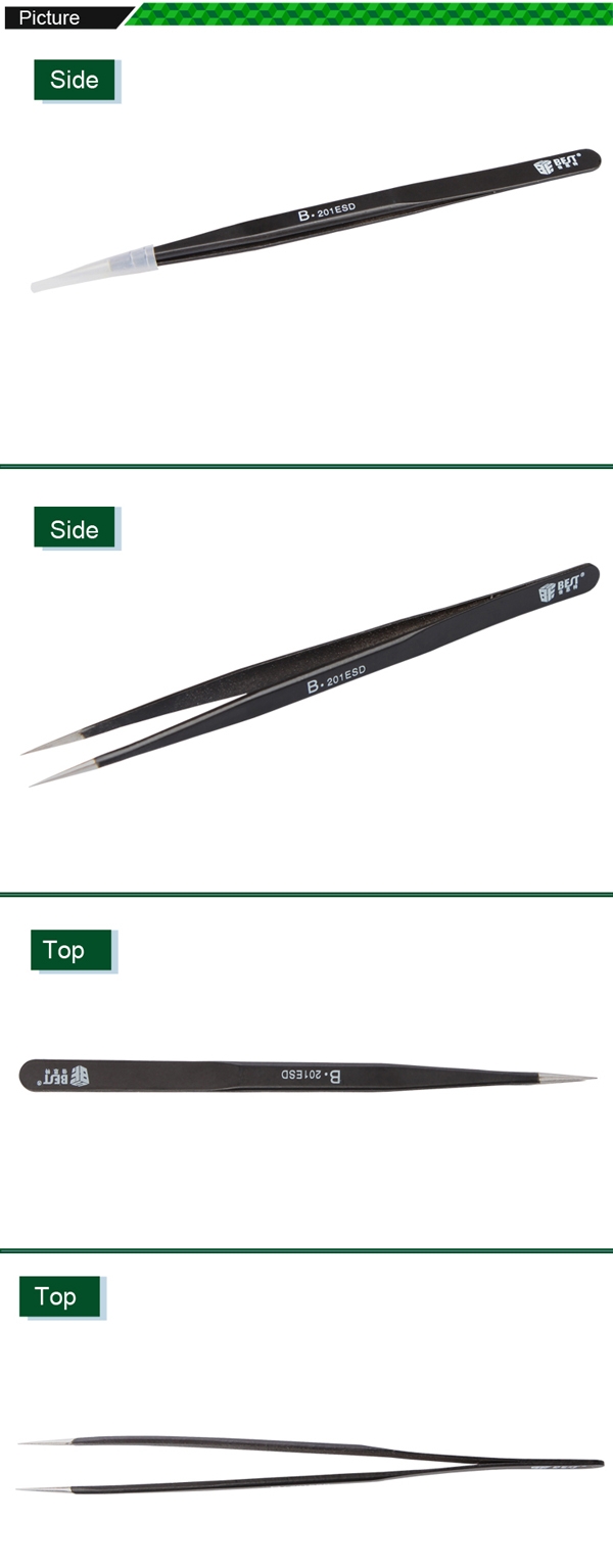 Anti-static Tweezers /BEST BST-201ESD