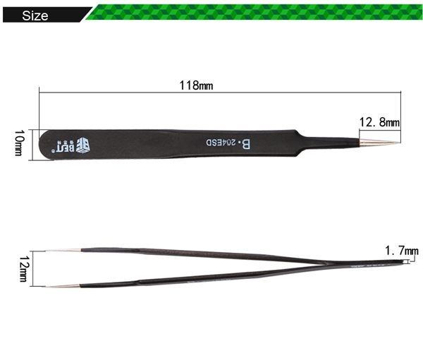 Anti-static Tweezers /BEST BST-204ESD