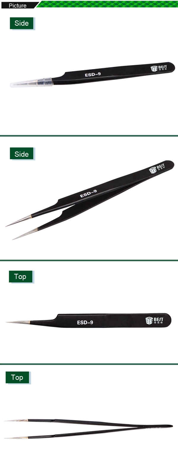 Anti-static Tweezers /BEST BST-ESD-9