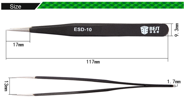 Anti-static Tweezers /BEST BST-ESD-10