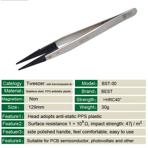 Anti-Static Tweezers /BEST BST-00 - Image 7