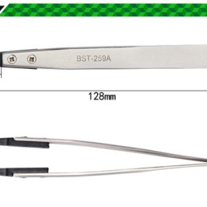 Anti-Static Fine Tip Straight Tweezers /BEST BST-259A - Image 5