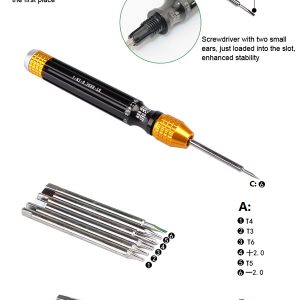 6 in 1 Muti-function Screwdriver Set for iPhone Samsung /BEST BST-889 A/B/C