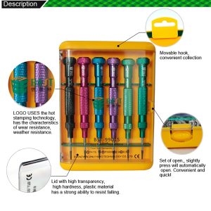 6pcs Electronic tools Screwdriver Set /BEST BST-9901S