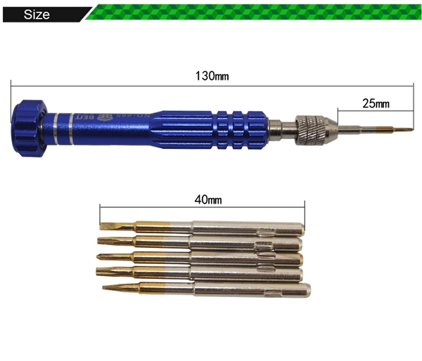2015118106202 5 in 1 Screwdriver Set for iPhone Samsung HTC Nokia /BEST BST-665