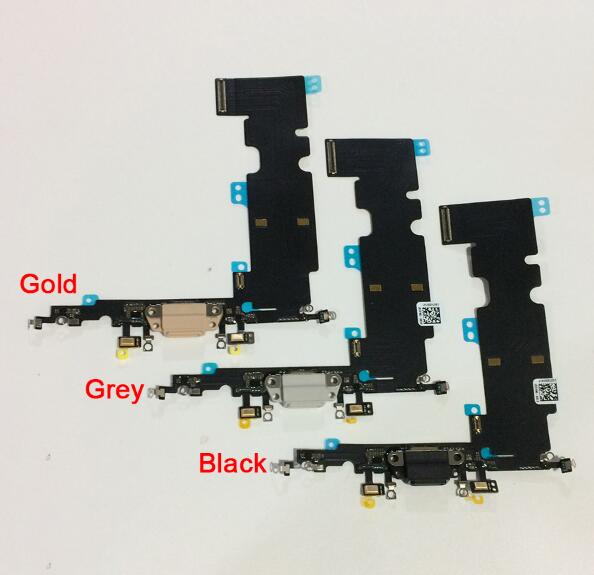 Dock Connector Charging Port Flex Cable Replacement for iPhone 8 Plus – Black / White / Gold