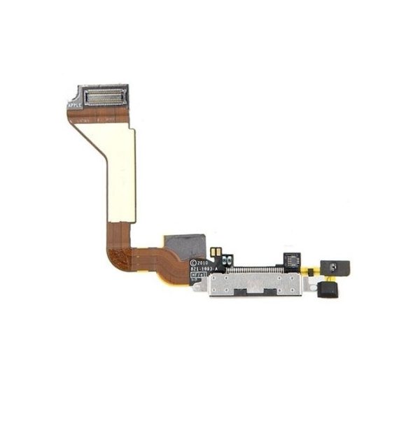 Dock Connector Charging Port Flex Cable For iphone 4 – Black