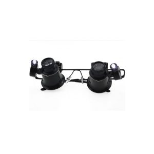 20X Binoculus Magnifier Eyewear Style Watch Repair Loupe with LED Light 9892A-II - Image 5
