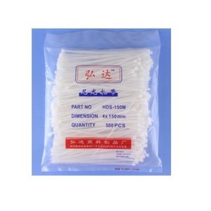 500pcs White Nylon Cable Wire Zip Ties Cable Ties 3.0mm*150mm - Image 4