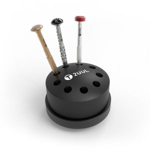 Multifunctional Aluminum Alloy 9-Hole Screwdriver Storage Rack For Mobile Phone Repair Tool Screwdriver Rotating
