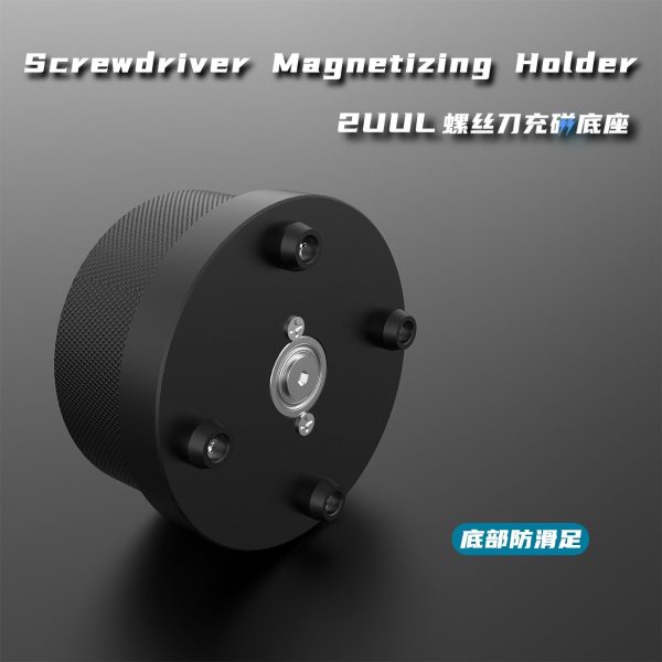 Multifunctional Aluminum Alloy 9-Hole Screwdriver Storage Rack For Mobile Phone Repair Tool Screwdriver Rotating