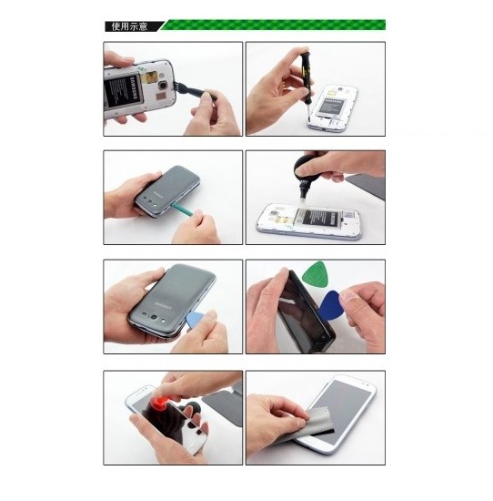 BST-601 Open Disassemble Tools Kit Set for Nokia Sony Ericsson Blackberry Moto