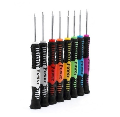 3359 Non-Slip 8Pcs Precision Screwdriver Set Opening Tools for iPhone & All Cell Phones 2811