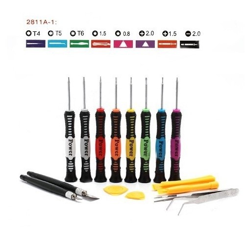 Non-Slip 8Pcs Precision Screwdriver Set Opening Tools for iPhone & All Cell Phones 2811