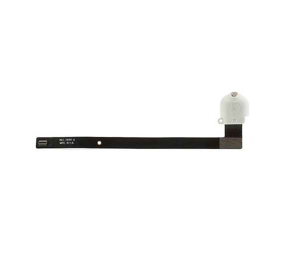 Audio Earphone Jack Flex Cable Ribbon Part for iPad Air – White / Black