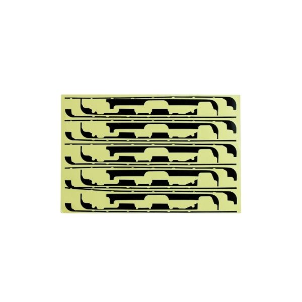 3631_1 Screen Adhesive Black Sticker For ipad 2 / 3