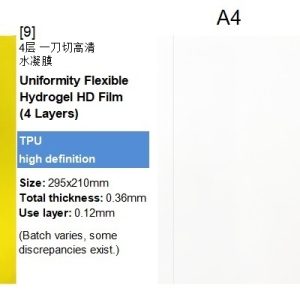 A4 Size PET TPU Screen Protective Film Explosion-proof Privacy Matte for Laser Cutting Machine - Image 4