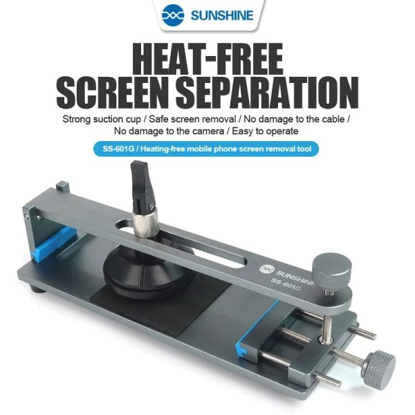 44059c6e-2f94-41ec-a50a-15e482f0b9cf SUNSHINE SS-601G Plus Mobile Phone Free Heating LCD Screen Splitter Quick Screen Removal Fixture for IPhone Android Clamping