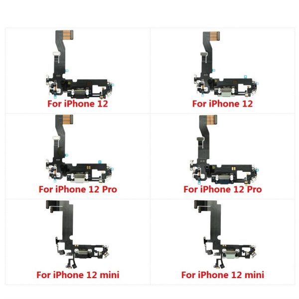 5109d815-e3c5-4dcd-9748-203f4aa83159 Dock Connector Charging Port Flex Cable Replacement Parts for iPhone 12 / Mini / Pro / Max