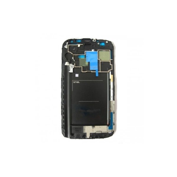 5527 For samsung Galaxy Note II N7100 Front Faceplate for LCD Screen -Black