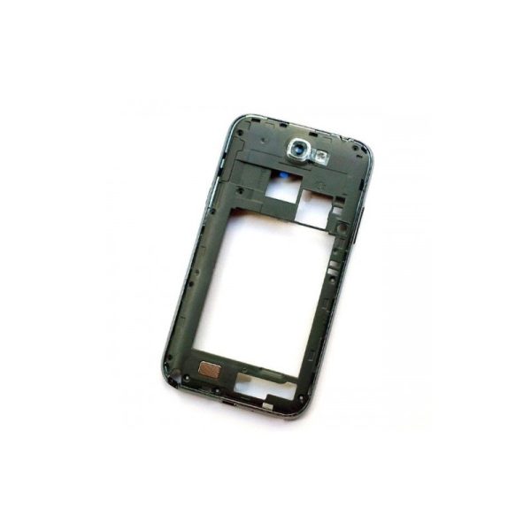 For samsung Galaxy Note II N7100 Middle Cover with Side Keys -Black
