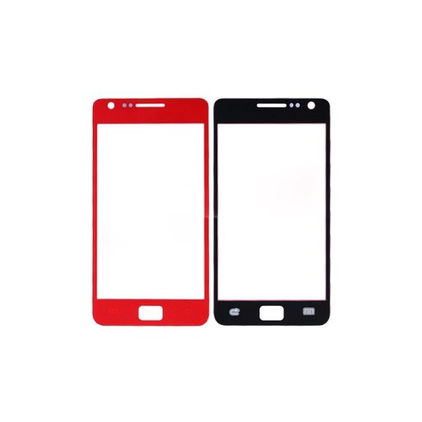 5936 Front Screen Glass Lens for Samsung i9100 Galaxy S ii / 2 – Red