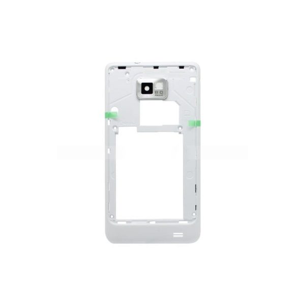 White Mid Frame For samsung I9100 Galaxy S II
