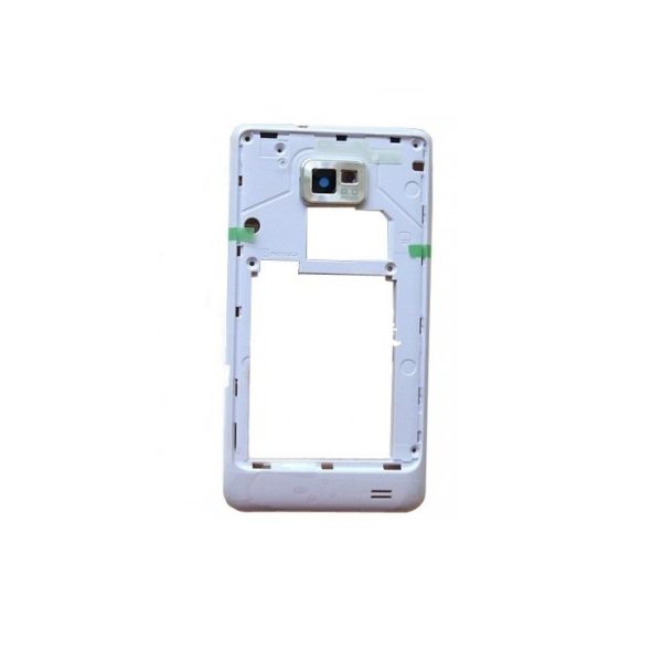 6460 Middle Cover for Samsung I9105 Galaxy S II Plus -White