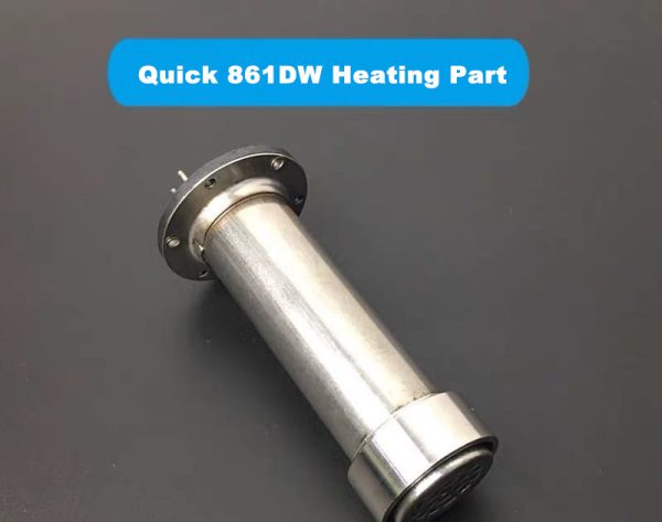 861dw_handle_heating_part__ Replacement Heating Part & Handle for QUICK 861DW heat gun soldering station