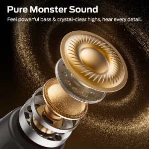 Wireless Earbuds Bluetooth Monster Passive Noise Canceling Sleep Earphone Bluetooth 6.0 Sleep Earbuds for Side Sleepers Hifi Stereo TWS Wireless Headphone - Image 3
